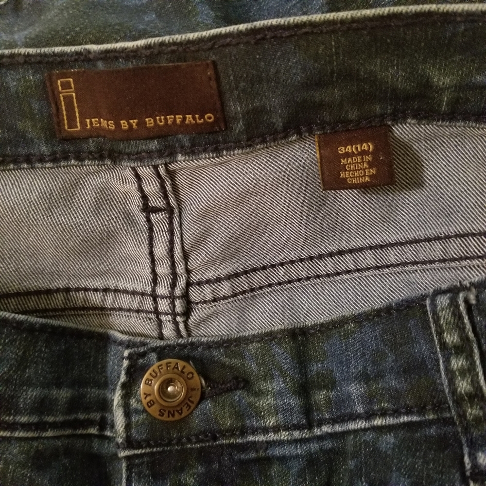 Floral Print Jeans. i jeans By Buffalo Sz 14 Denim. Womens. - Picture 4 of 16